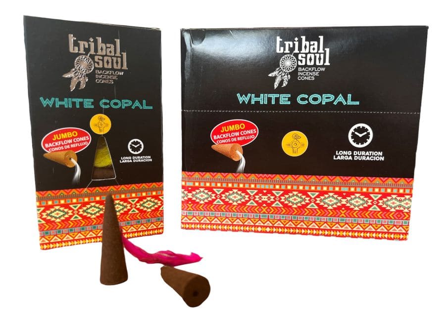 incenso em Incenso Tribal Soul Backflow - Copal Branco