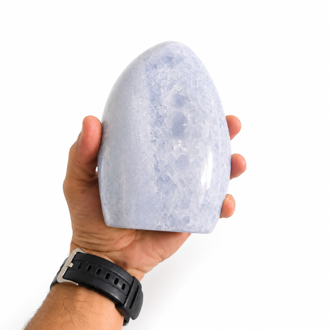 incenso em calcita azul polida 1,875 kg|pt