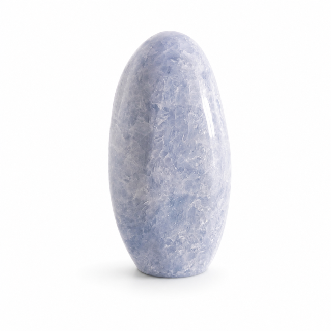 incenso em calcita azul polida 1,420 kg