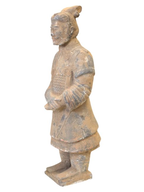 incenso em Estátua antiga de terracota colorida, tamanho padrão, 36 cm|pt