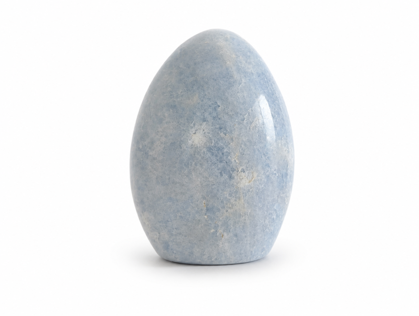 incenso em calcita azul polida 1,244 kg
