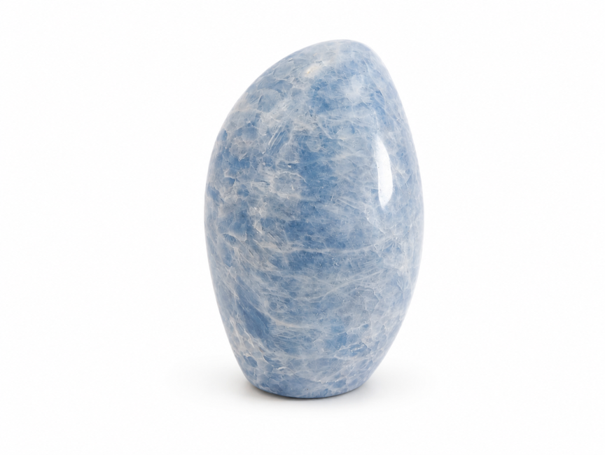 incenso em calcita azul polida 2,232 kg