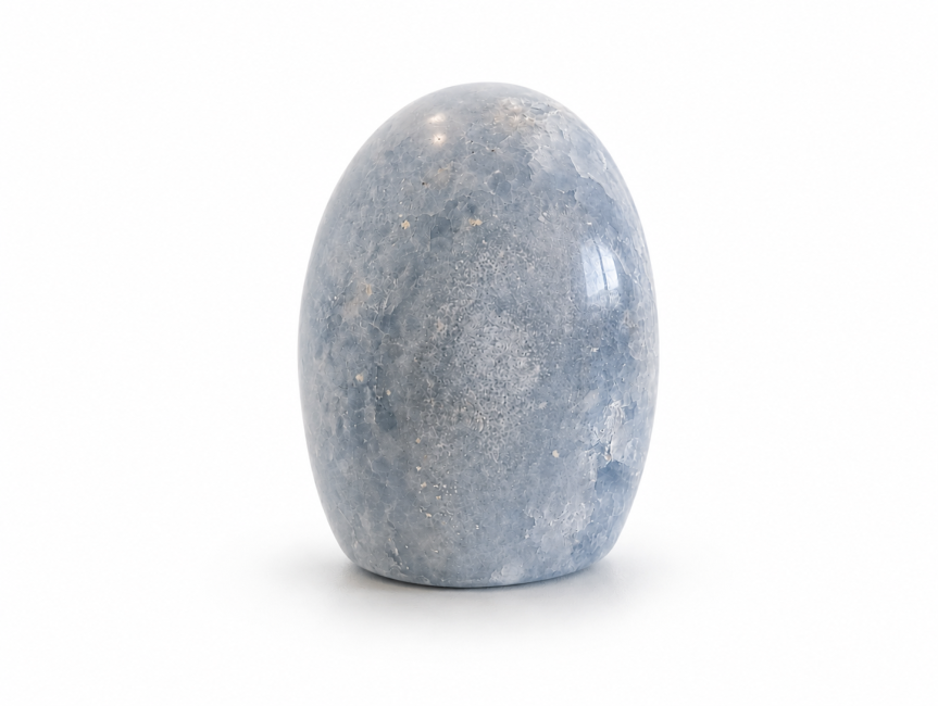 incenso em calcita azul polida 1,298 kg