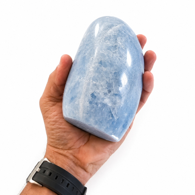 incenso em calcita azul polida 1,347 kg|pt