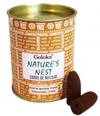 incenso em Cones de Desvio Goloka Nature nest 6pcs