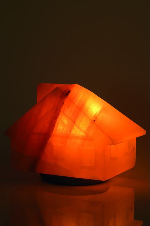 Lâmpada de sal caseira de 15 kg