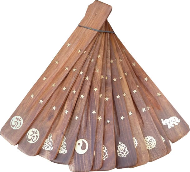 Porta-incenso de madeira para esqui Mix X12