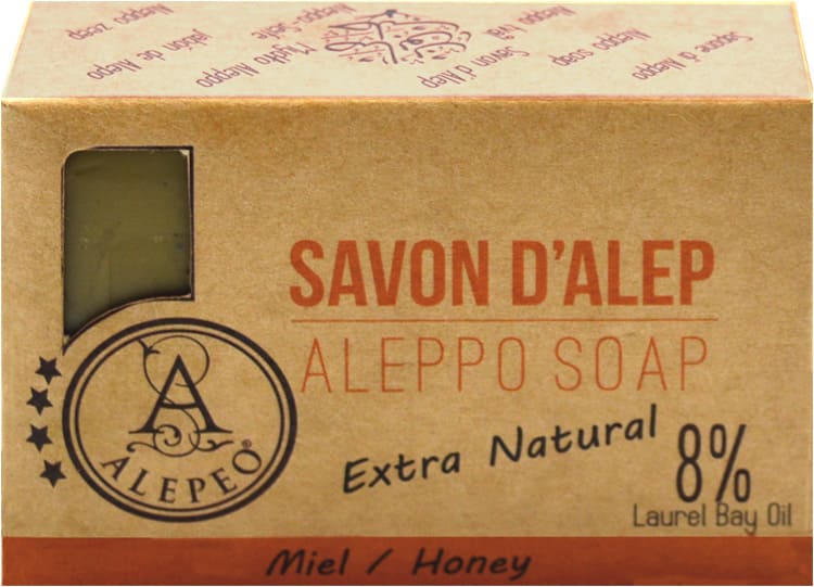 incenso em Sabonete Alepeo Mel 8% 100g