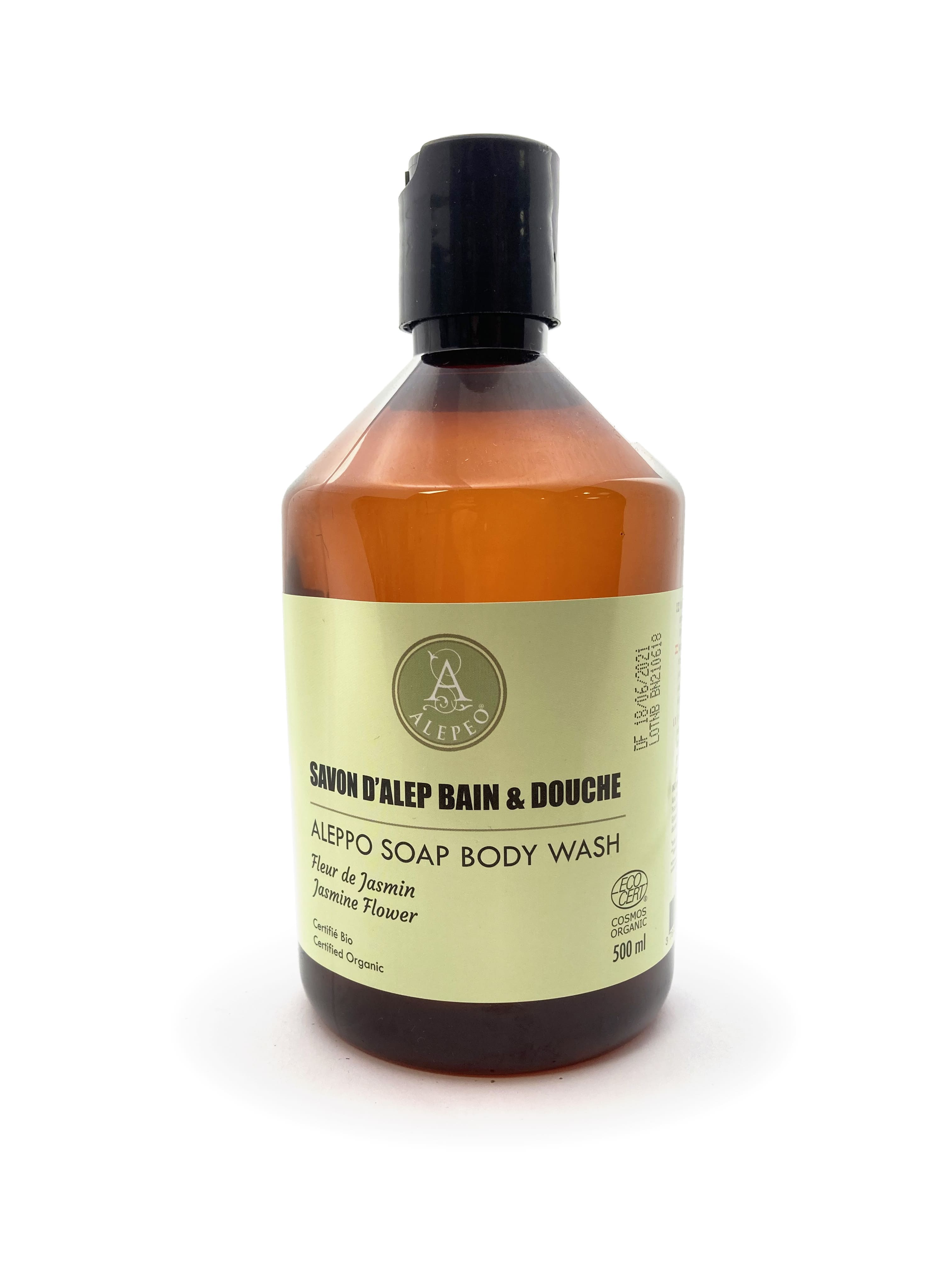 incenso em Sabonete líquido Alep - Ecocert - Flor de Jasmim 500ml