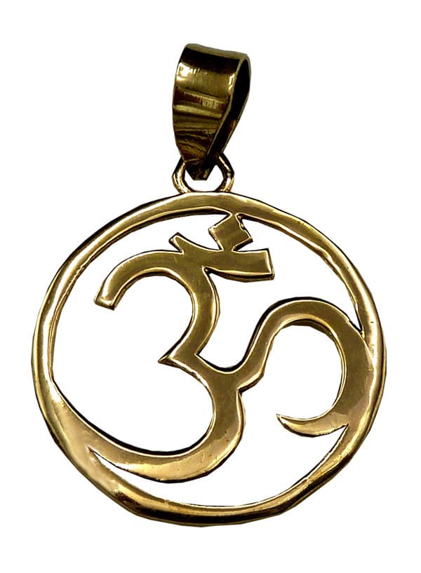 incenso em Pendente om em bronze 3cm