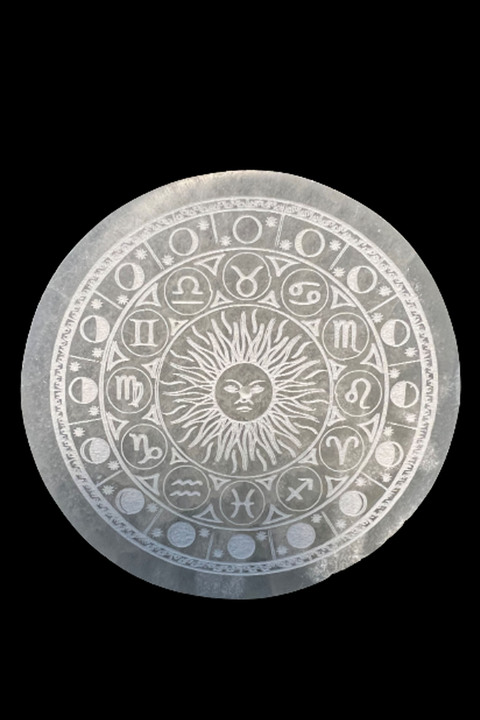 Suporte circular para roda do zodíaco, 12 cm, 350 g