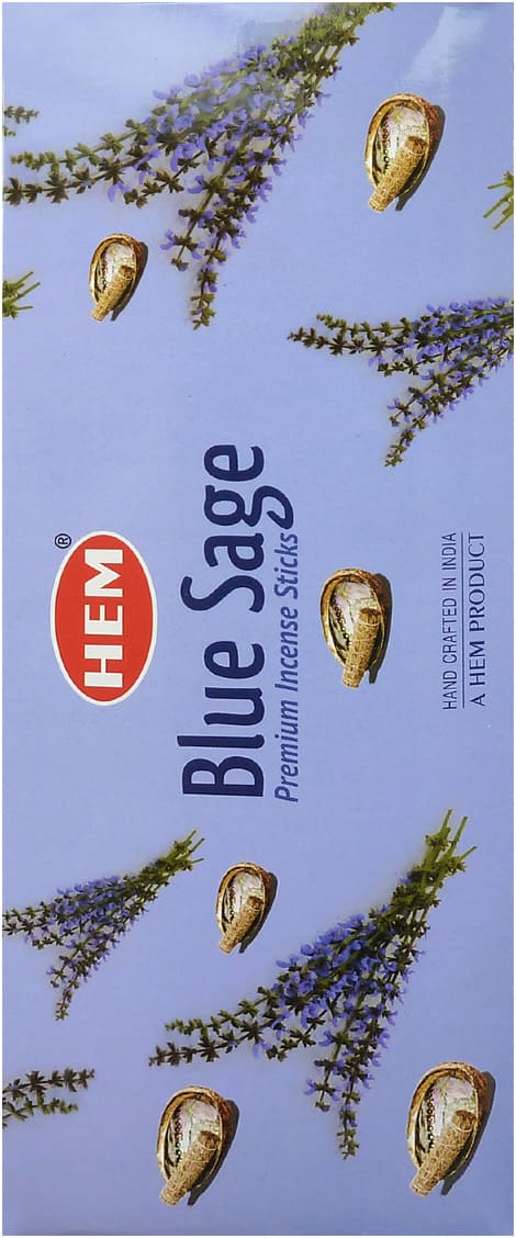 incenso em Encens Hem Sauge Azul Hexa 20g