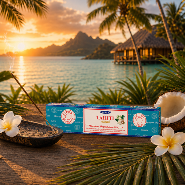 incenso em Incenso Satya Tahiti 15g|pt