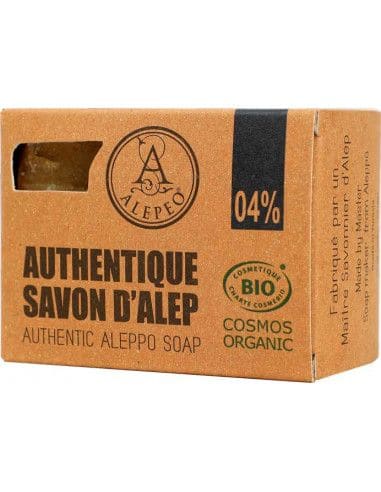 incenso em Sabonete Orgânico Cosmos Aleppo 4% Óleo de Louro 200g