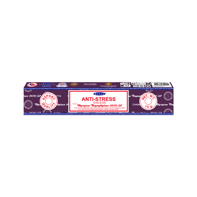 incenso em Incenso Satya Anti Stress 15g|pt