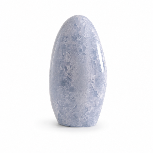 incenso em calcita azul polida 0,862 kg