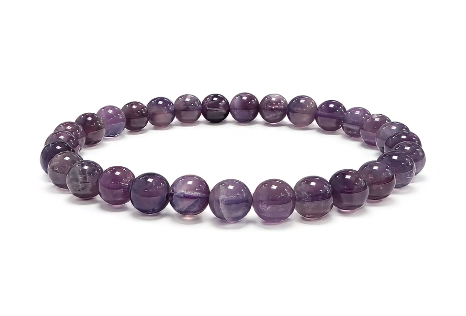 incenso em Pulseira Ametista AB contas de 6mm