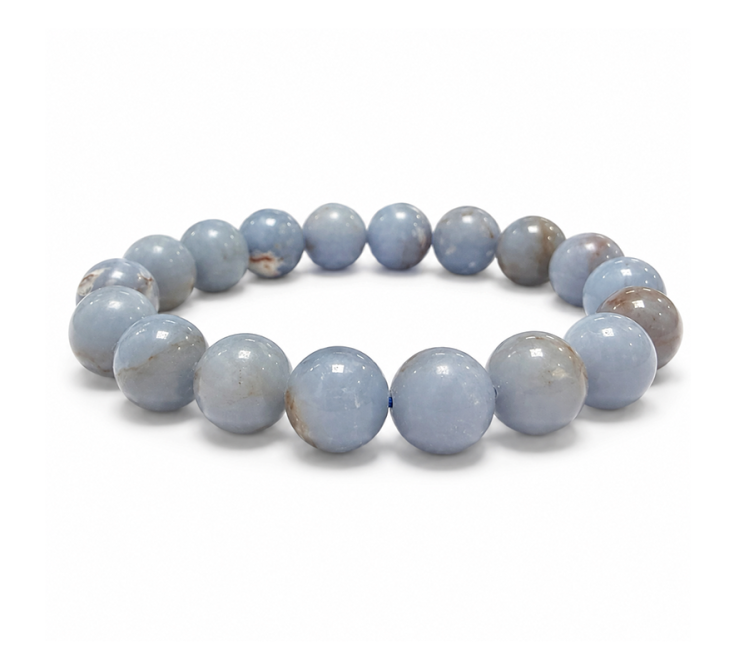 Pulseira de Angelita AB com Contas de 10mm