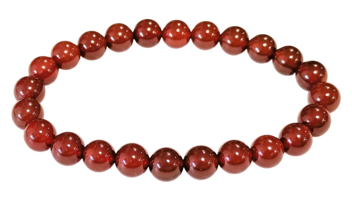 Pulseira Ágata Rouge A perles 8mm