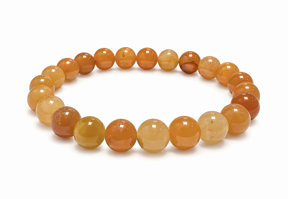 incenso em Pulseira de Aventurina Laranja A contas 8mm