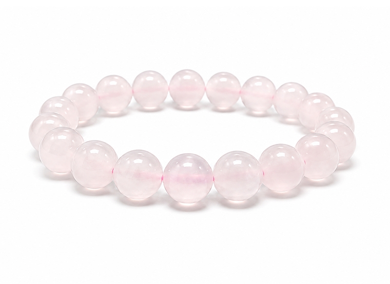 incenso em Pulseira Calcita Rosa AA contas 10mm