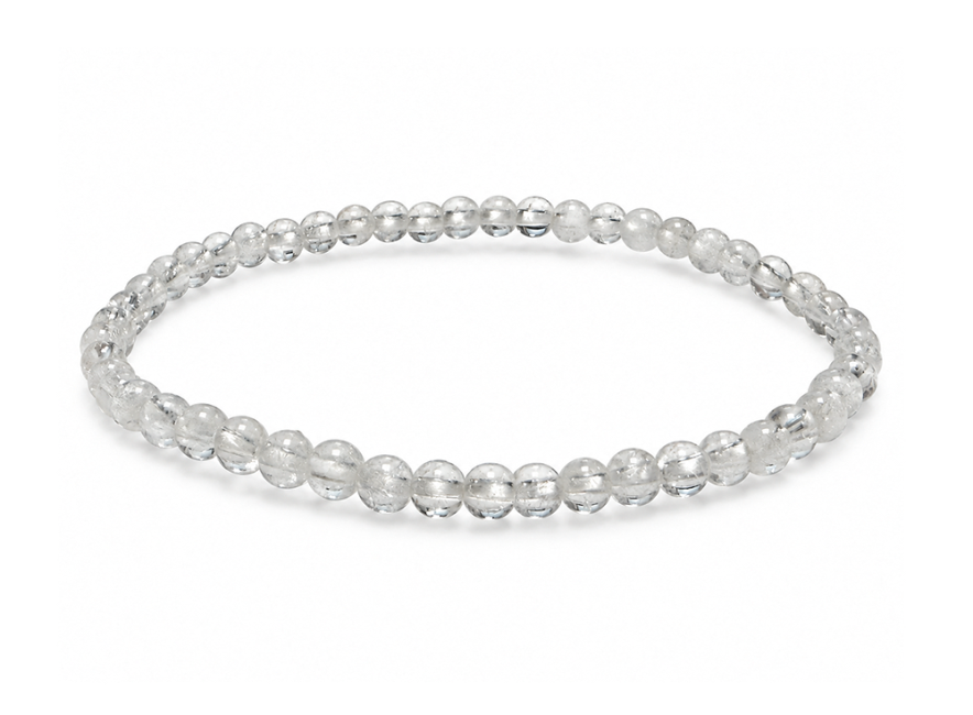 incenso em Pulseira de Cristal de Rocha Crack A contas 4mm