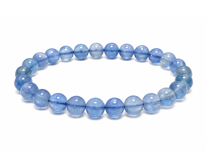 incenso em Pulseira Fluorita Azul AA contas 6-7mm
