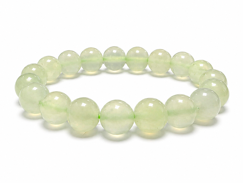 Pulseira de jade chinês com pérolas de 10 mm