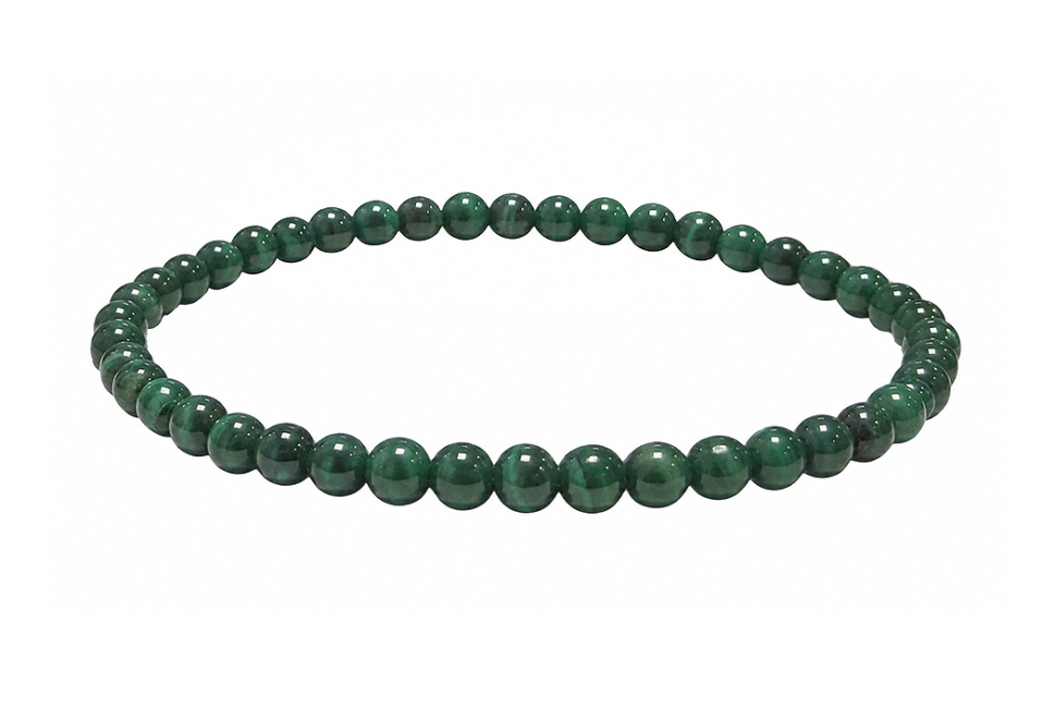 incenso em Pulseira de Malaquita AA contas 4mm|pt