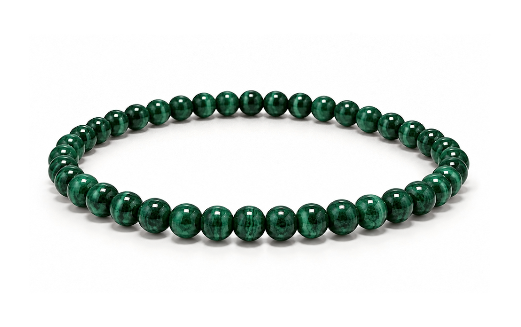 incenso em Pulseira de Malaquita AA contas 4mm