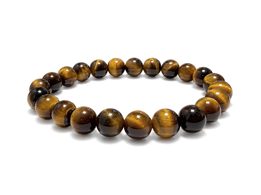 incenso em Pulseira de Olho de Tigre AA Contas de 8 mm