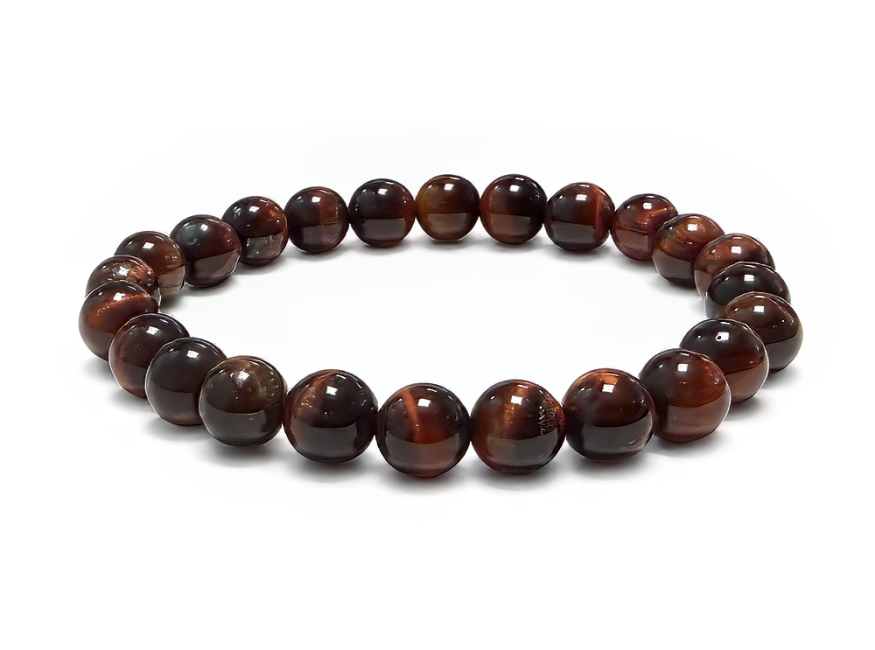 incenso em Bracelete Olho de Boi A+ Contas 8 mm