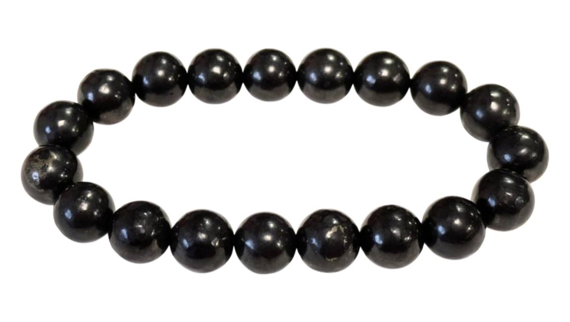 Pulseira Shungite A contas 10mm