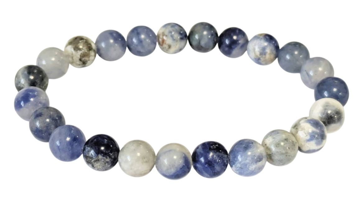 Pulseira de pérolas Sodalita 8mm
