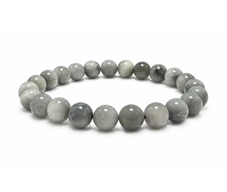Pulseira de Turmalina Olho de Gato A com Contas de 8-9mm