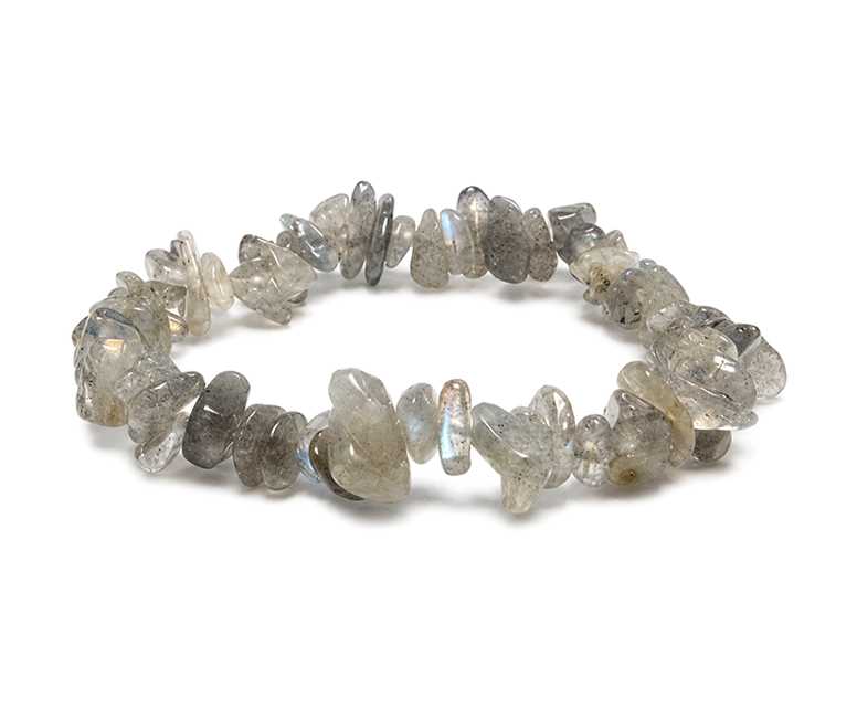 Pulseira de Chips de Labradorita AA 5-8mm