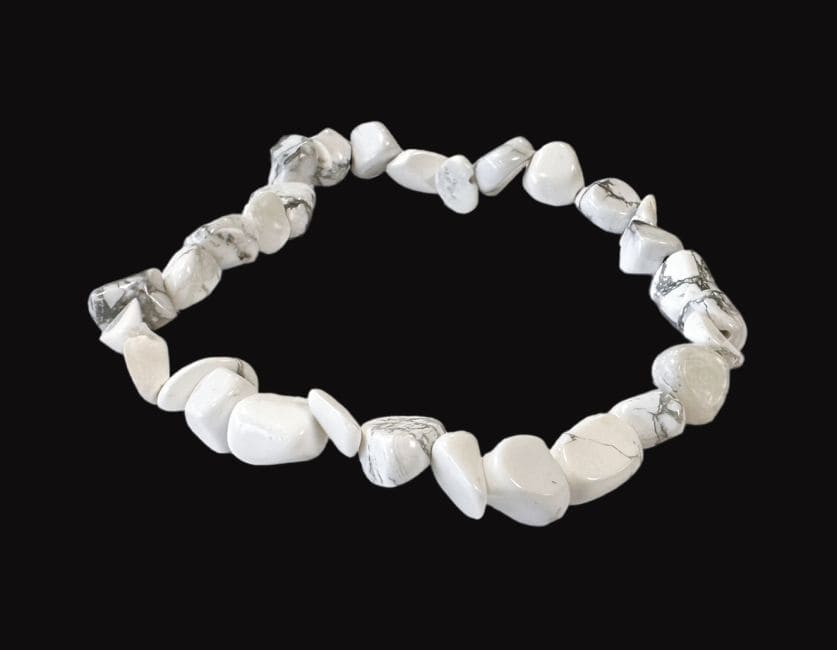 incenso em Pulseira Howlite A pedras laminadas|pt