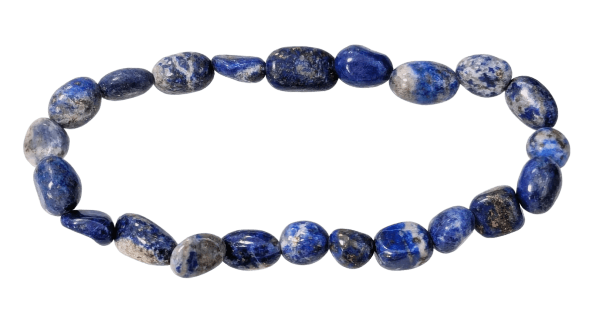 incenso em Pulseira de pedras laminadas Lapis Lazuli A