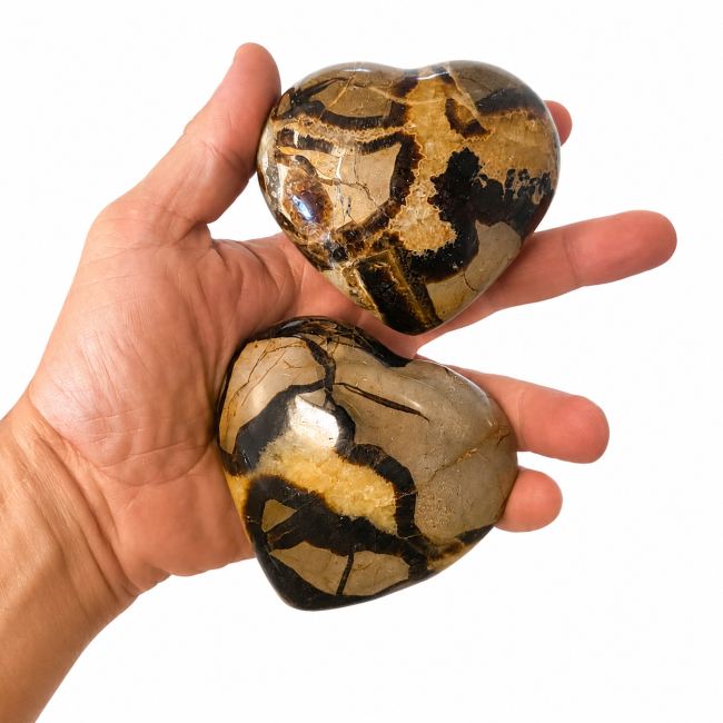 incenso em Conjunto de 2 Septaria Hearts 648g