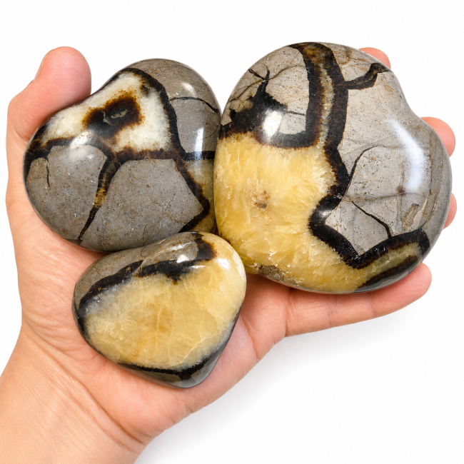 incenso em Conjunto de 3 Septaria Hearts 411g