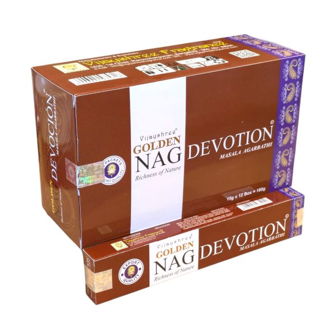 Incenso de Devoção Vijayshree Golden Nag 15g