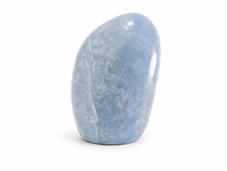 incenso em calcita azul polida 1,347 kg