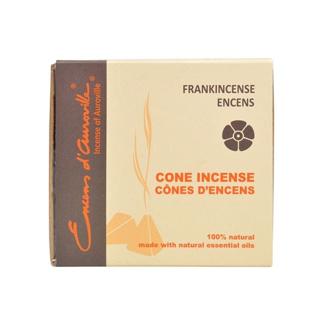 incenso em Incenso de Auroville Incenso Frankincense 5x10 Cones