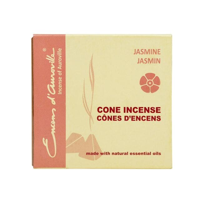 incenso em Auroville Incenso Jasmim 5x10 Cones