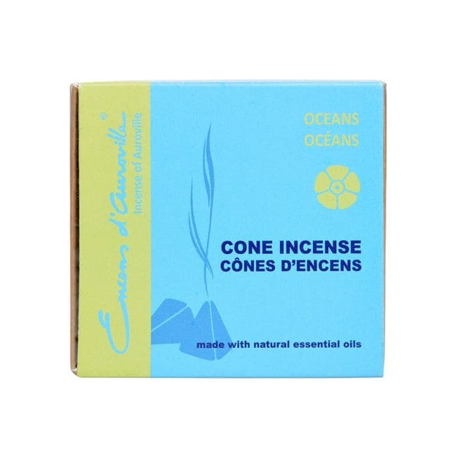 incenso em Auroville Incenso Oceanos 5x10 Cones