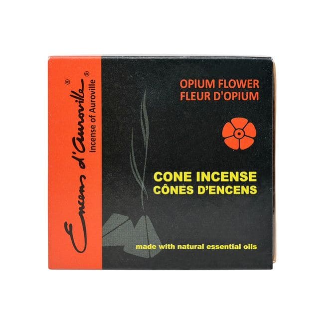 incenso em Auroville Incenso Ópio 5x10 Cones