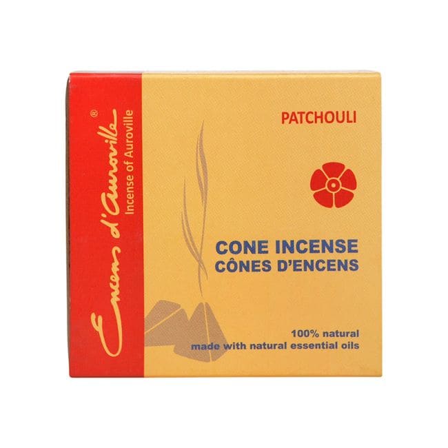 incenso em Auroville Incenso Patchouli 5x10 Cones