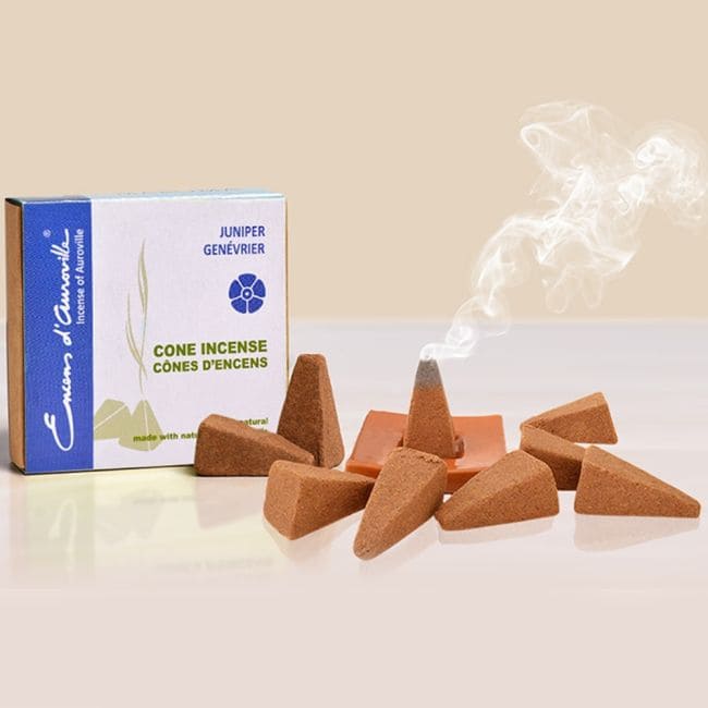 incenso em Auroville Incenso Juniper 5x10 Cones|pt