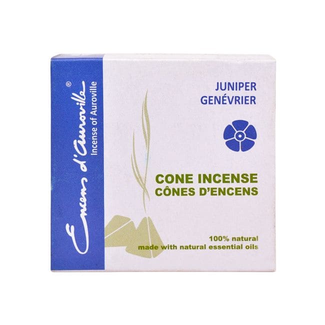 incenso em Auroville Incenso Juniper 5x10 Cones