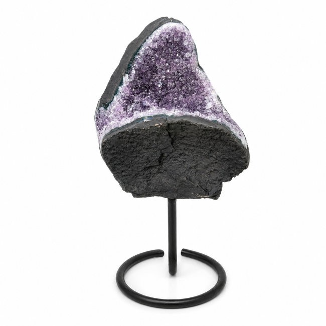 Geodo de ametista brasileira A sobre base, 5,2 kg